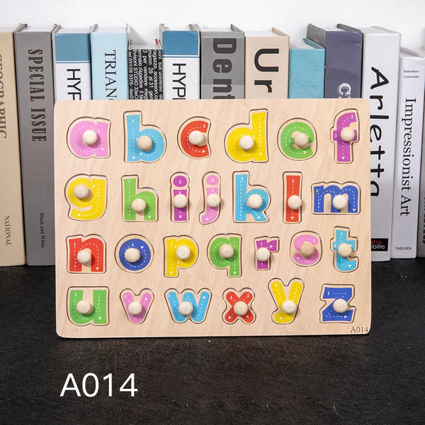 CosmicCrew | 2 Bündel Hölzerne Puzzles Lernspielzeug