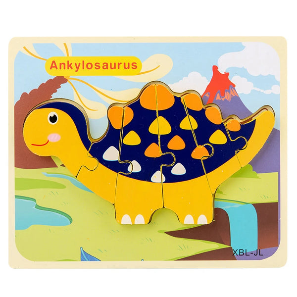 Abenteuer-Pack Holzpuzzle für Kinder | Set aus 3