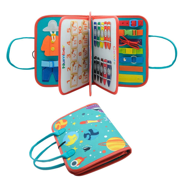 Montessori Lernspielzeug-Reise-Set für Kinder | Set mit 3 Stück