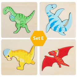 FossilFun | Holzpuzzle Lerntafel