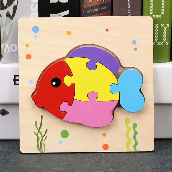DriveSplash | 3 Bündel Hölzerne Puzzles für Kinder