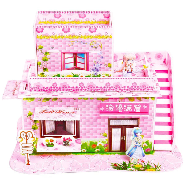 Märchenhaus Bau-Puzzle für Kinder | Bundle von 3