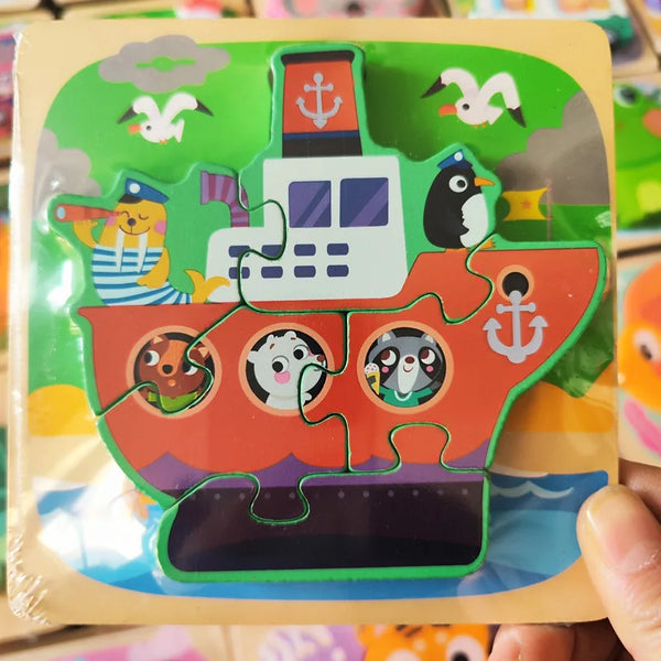 Lernspaß Puzzle-Set | 3er-Bundle