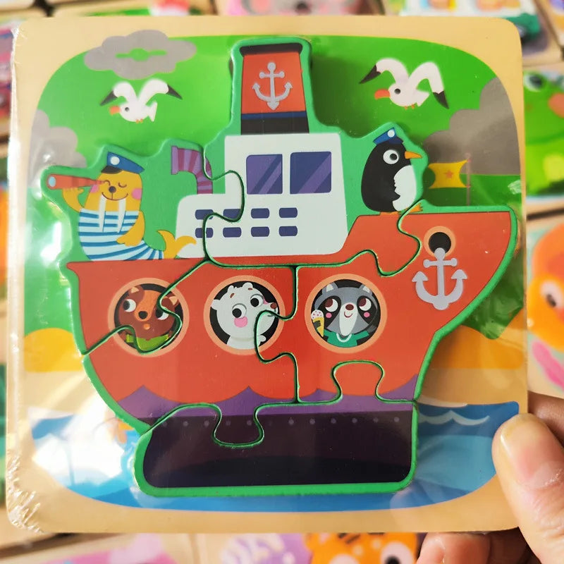 Lernspaß Puzzle-Set | 3er-Bundle