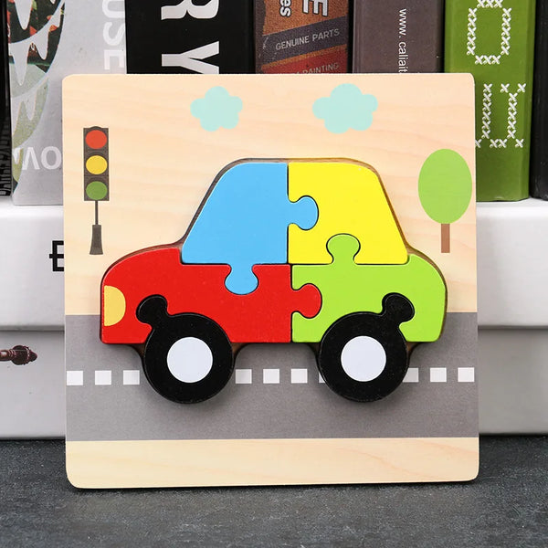 ChillAdventures | 3 Bündel Hölzerne Puzzles für Kinder