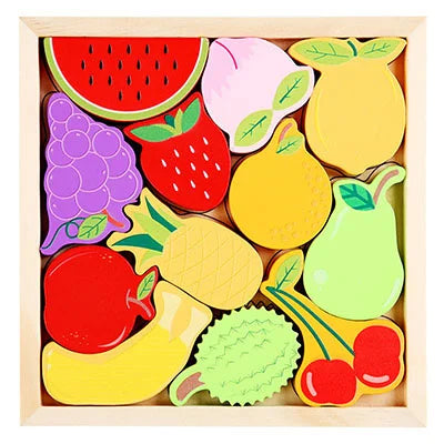 FruitSplash | 3 Bündel Vorm Puzzel Speelgoed