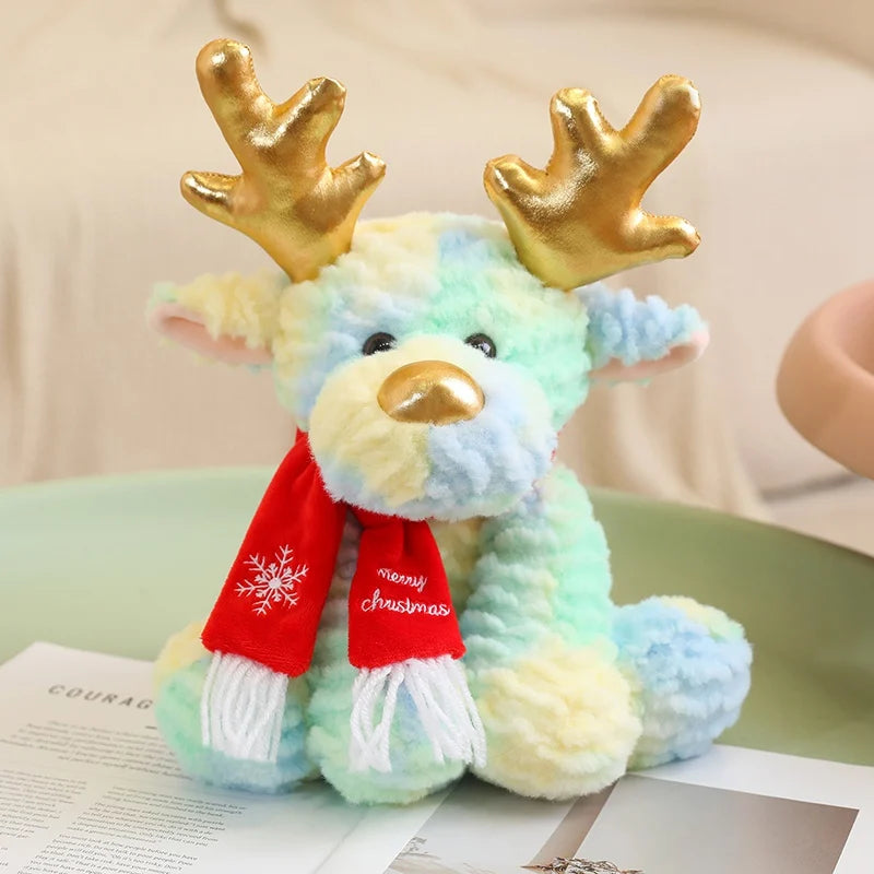 Weiches Rentier-Weihnachtsspielzeug Plüsch für Kinder | Set aus 3