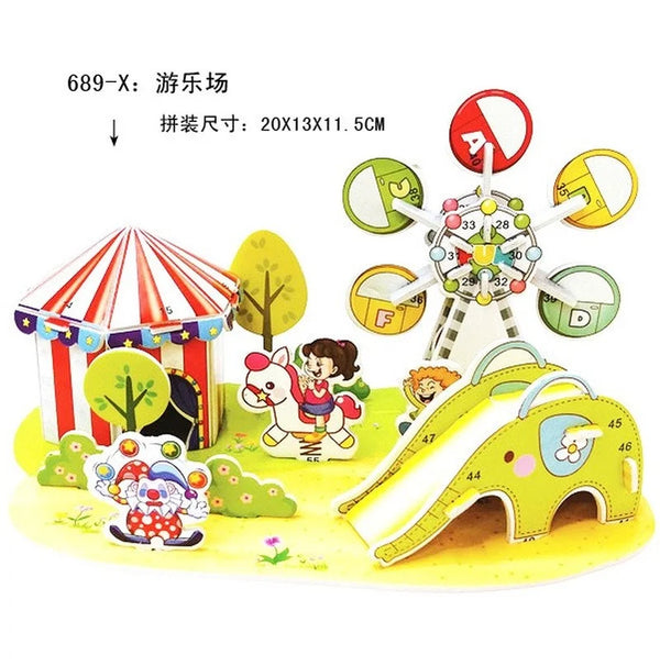 FunfairFrenzy | Baupapier-Puzzle