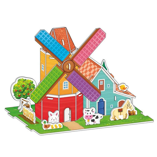 Fabelhaftes Schloss | Hausbau-Lernspielzeug für Kinder