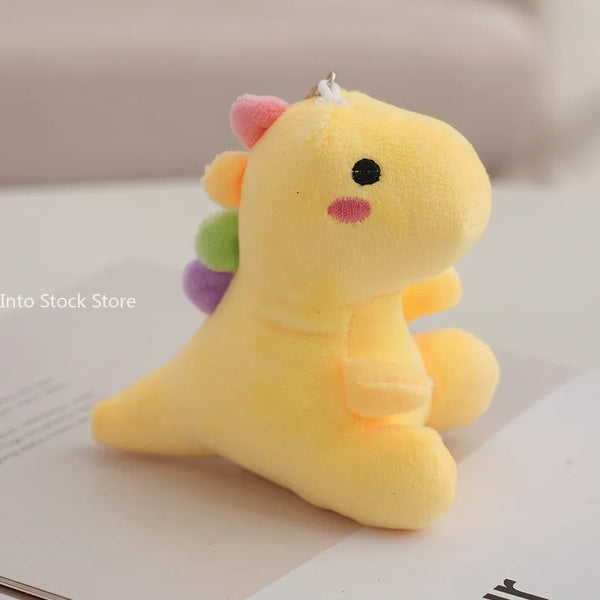 Verspieltes Stofftier Dino Plüschspielzeug für Kinder | Set aus 2