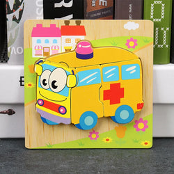 HeroWings | 3 Bündel Hölzerne Puzzles für Kinder