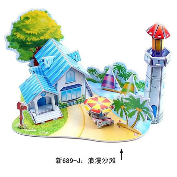 SeasideSerenity | Baupapier-Puzzle