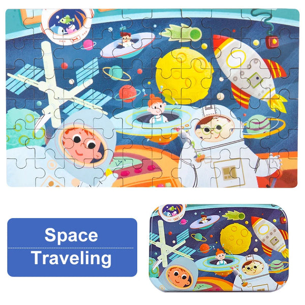 Spaß beim Lernen Frühe Lernpuzzle für Kinder | Set von 3