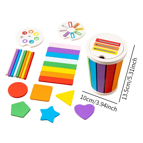 Regenbogen-Bausteine-Set | Bündel von 2