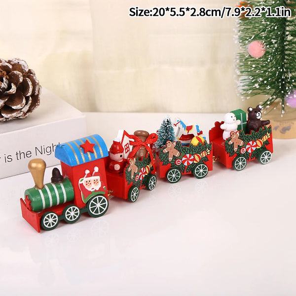 Kids dekorierte Holzbahn | Zuckerstangen-Wagen