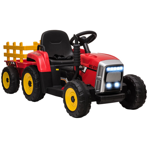 Erdfreundlicher Traktor | Elektrischer Traktor mit Anhänger für Kinder