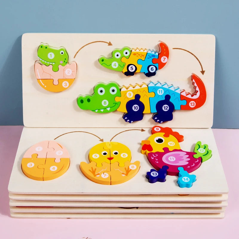 ChickadeeGrowth | Tierwachstum Puzzles