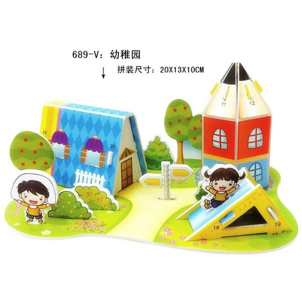 LittleLearners | Baupapier-Puzzle