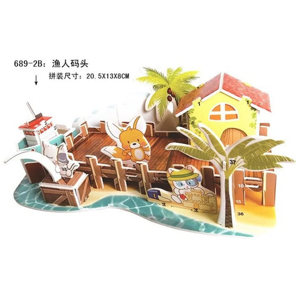 SandyShore | Baupapier-Puzzle