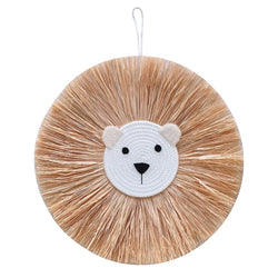 Süßes Tierkopf Ornament | Spielerischer Löwe Deko fürs Kinderzimmer