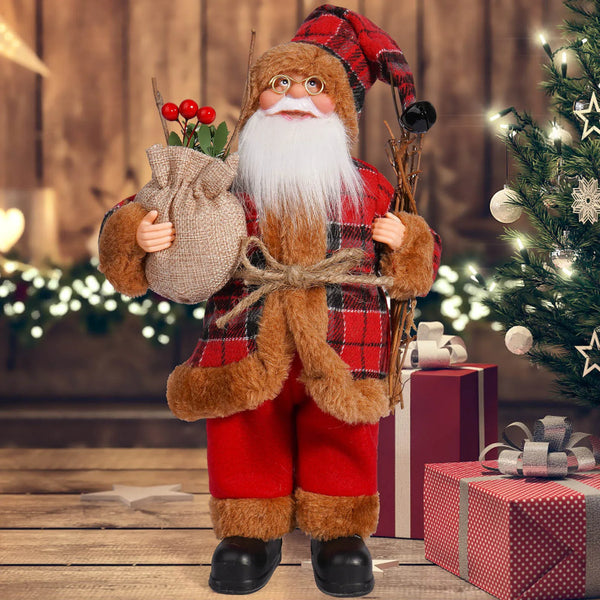 Erfreulicher Weihnachtsmann Soft-Spielzeug für Kinder | Bundle von 3