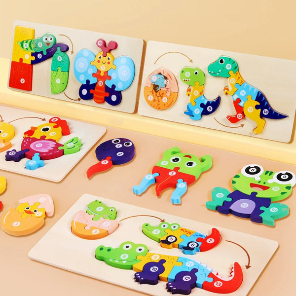 ChickadeeGrowth | Tierwachstum Puzzles