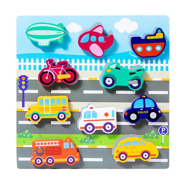 Spaß- und Lern-Puzzle-Kollektion für Kinder | Set mit 2