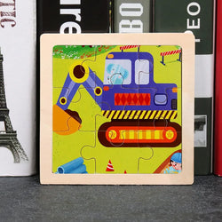 UltimateExplorer | 3 Bündel Cartoon Puzzle aus Holz
