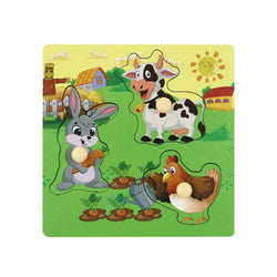 Mini Montessori Holzpuzzles | Tiere