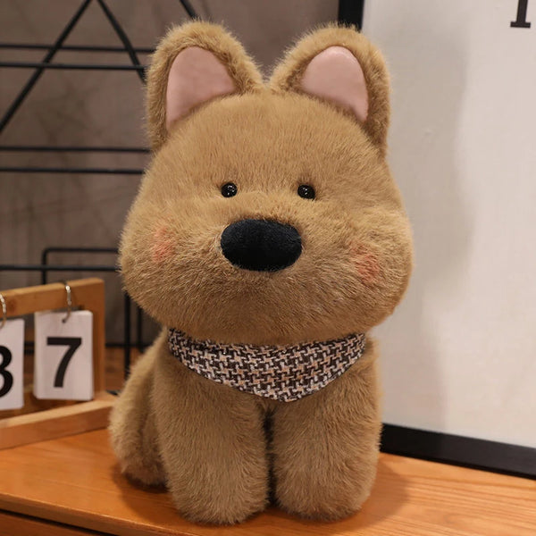 Brauner Terrier Hund | Niedliches Plüsch-Stoffhundspielzeug für Kinder