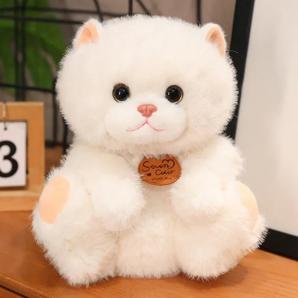 Fröhlicher Katzenfreund | Weiches Plüschtier für Kinder