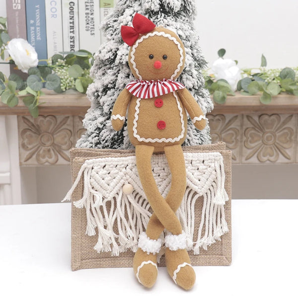 Großes Mädchen & Junge Lebkuchen-Ornament für Kinder | 2er-Set