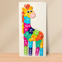 Giraffe | Frühes Lern-Cartoon-Puzzle für Kinder