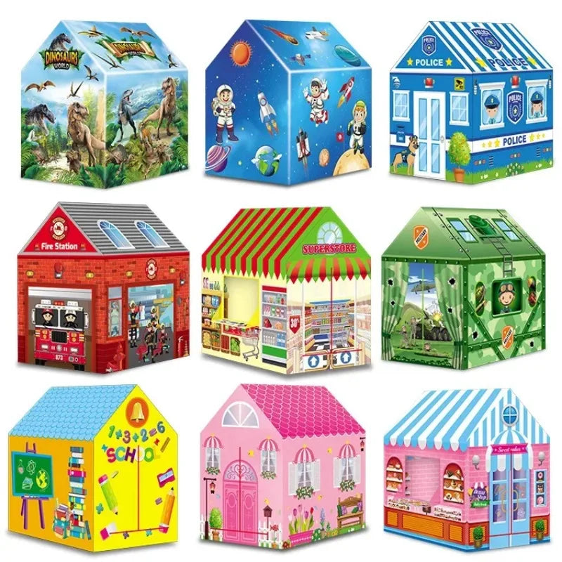 WisdomWing | 3 Bündel Tragbares Spielhaus Kinderzelt
