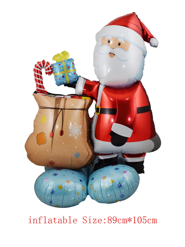 Stand-Weihnachtsmann | Süße Standballons für Kinder