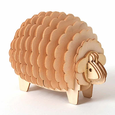 Igel | Pädagogisches Holzpuzzle für Kinder