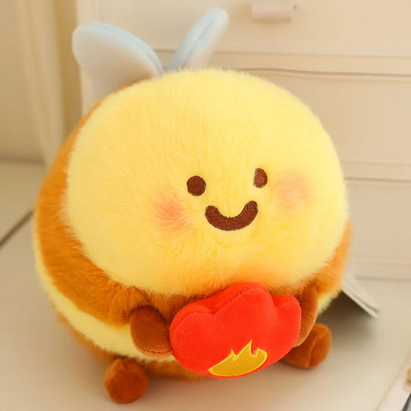 Flauschiger Freund | Kuscheltier Honig Sha Biene Plüschtier für Kinder