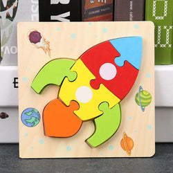 RocketRover | Hölzerne Puzzles für Kinder