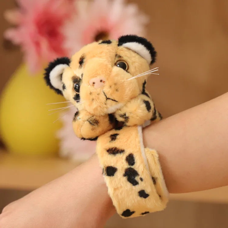 Geld Leopard | Plüsch-Tier Armbänder für Kinder