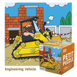 Baufahrzeug | Pädagogisches Mini-Cartoon-Puzzle-Spielzeug für Kinder