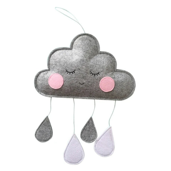 Hängende lächelnde Wolken | 3er-Bündel