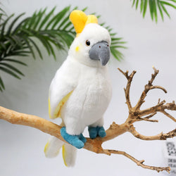 FrostyFeathers | Bunter Papagei Plüschtier