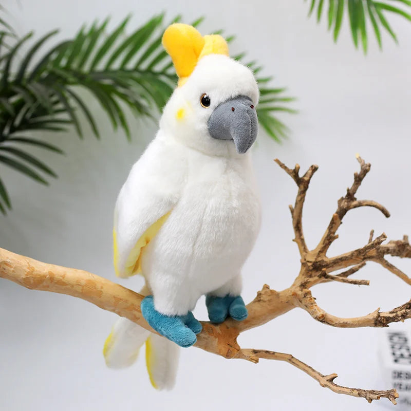 FrostyFeathers | Bunter Papagei Plüschtier