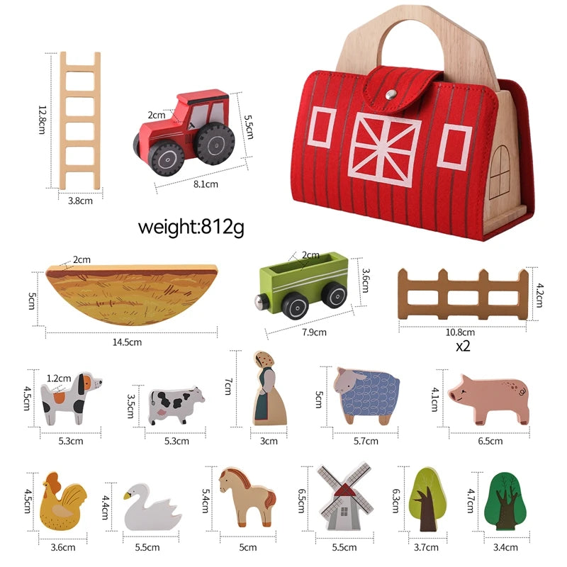 Holzklötze Spielzeug | Montessori Stapel- und Balancespielzeug für Kinder