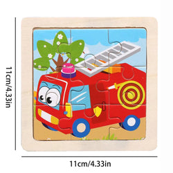 Montessori Abenteuer Holzpuzzle | 3er-Bündel