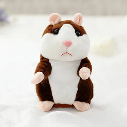 Dunkelbraun | Pädagogisches sprechendes Hamster-Plüschtier für Kinder