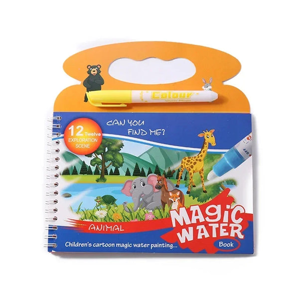 SafariSplash | Magisches Wassermalerei Buch