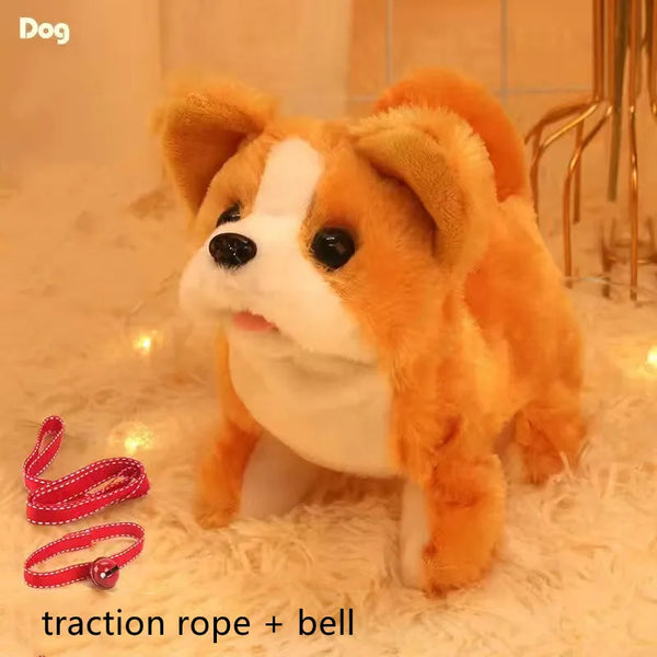 Shiba Inu | Elektrisches Bell- und Lauf-Hundespielzeug für Kinder