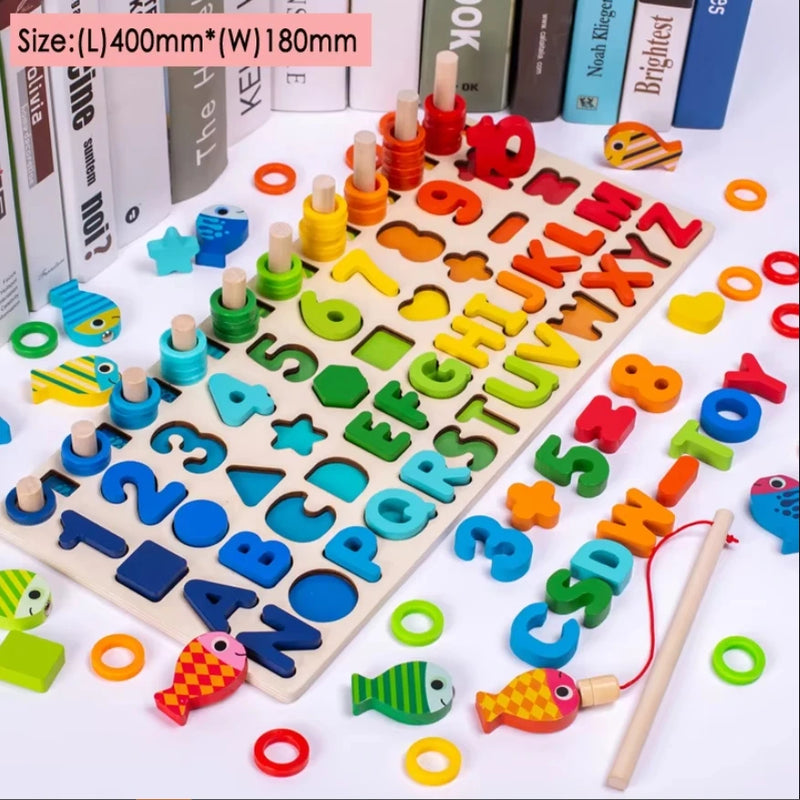Kleinkinderspiel | Holzformen-Matching-Puzzle-Spielzeug für Kinder