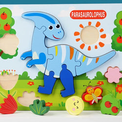 ColorfulCrests | Buntes Holzpuzzle